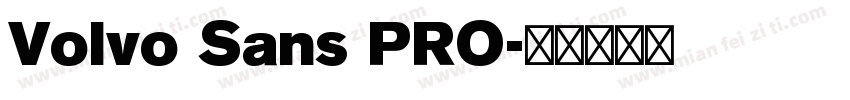Volvo Sans PRO字体转换